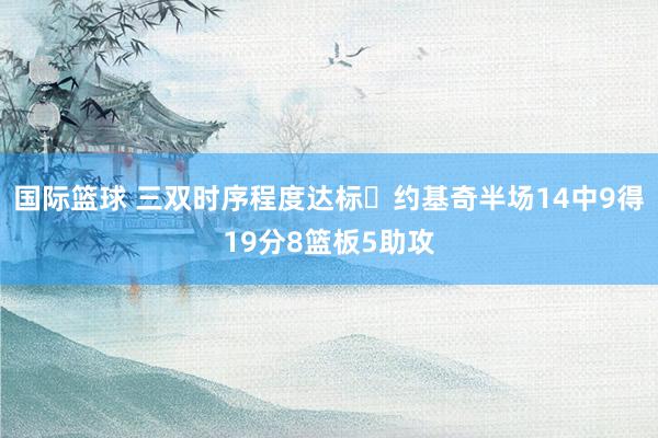 国际篮球 三双时序程度达标✔约基奇半场14中9得19分8篮板5助攻